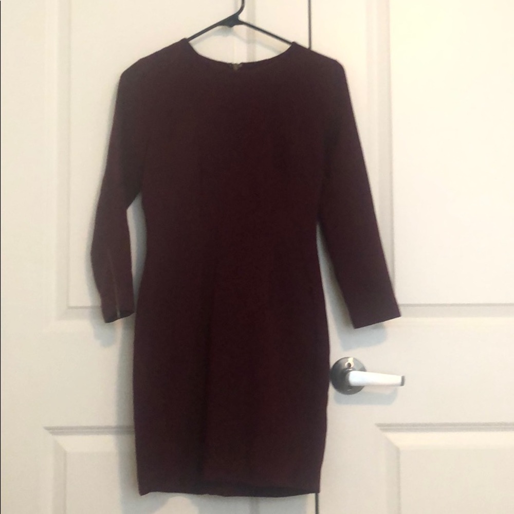 Maroon Dress